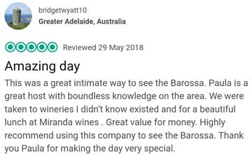 A great TripAdvisor Testimonial